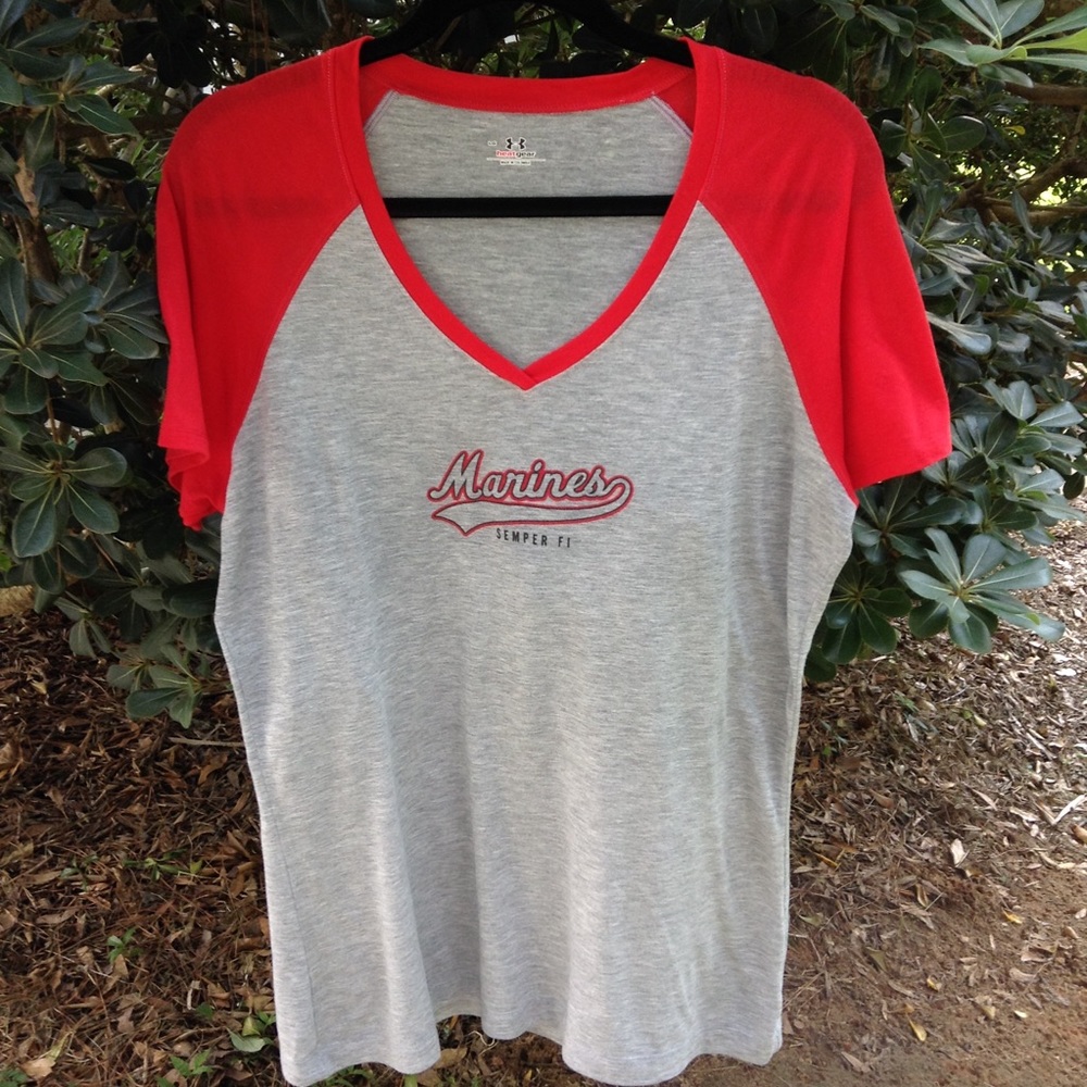 Under Armour T-Shirt Raglan Marines 🇺🇸